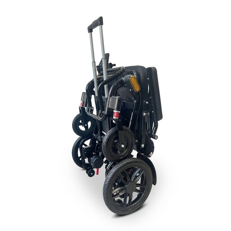 eezy traveller electrical wheelchair showing all wheels upright