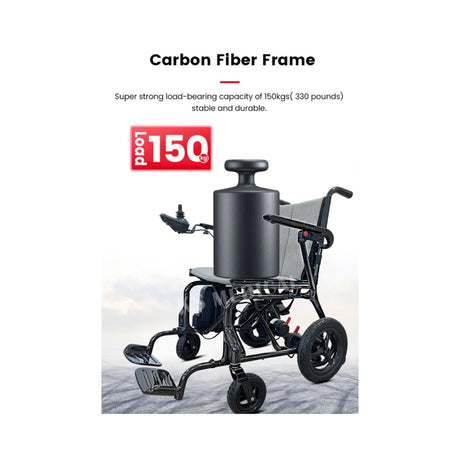 electric wheelchair with 150kg weight on seat