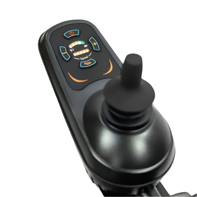 electric wheel chair joystick with power button and horn