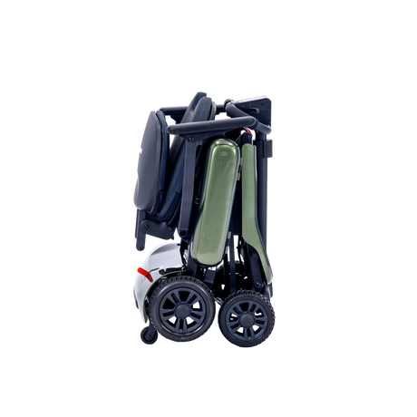 green mobility scooter closed 