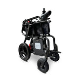 electrical wheelchair upright with 4 wheels and joystick 