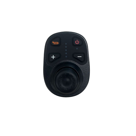 wireless controller for electrical wheel chair, power button horn, and joystick