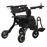 back view of electric rollato4 wheels and controller 